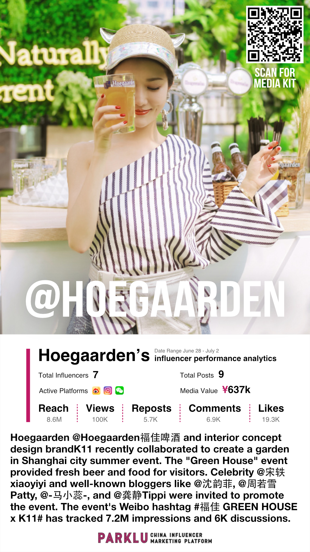 Hoegaarden & K11 Create a Garden in Shanghai for KOLs