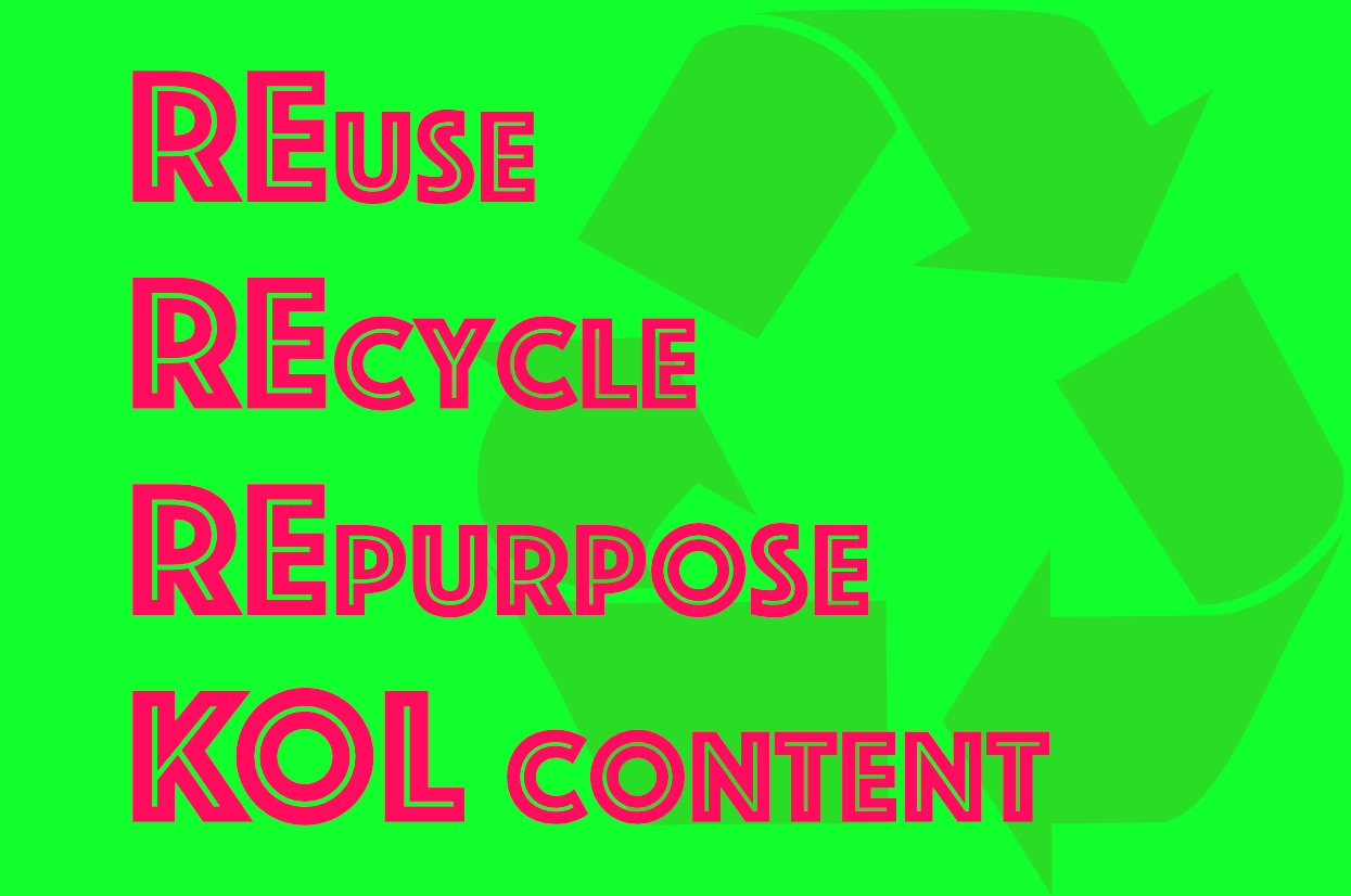 How & Why to Repurpose KOL Content in China