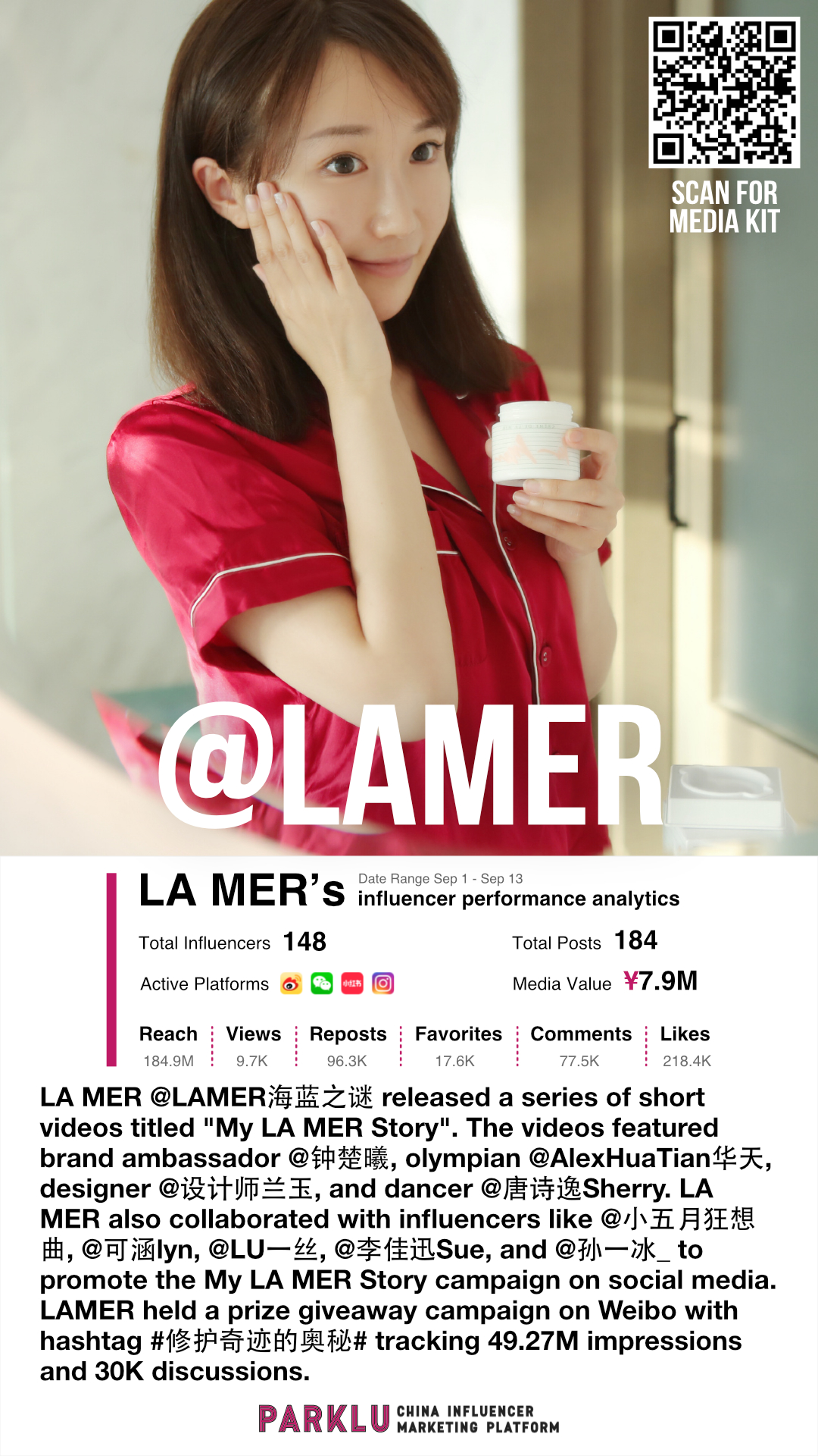 :My LA MER Story" China Campaign