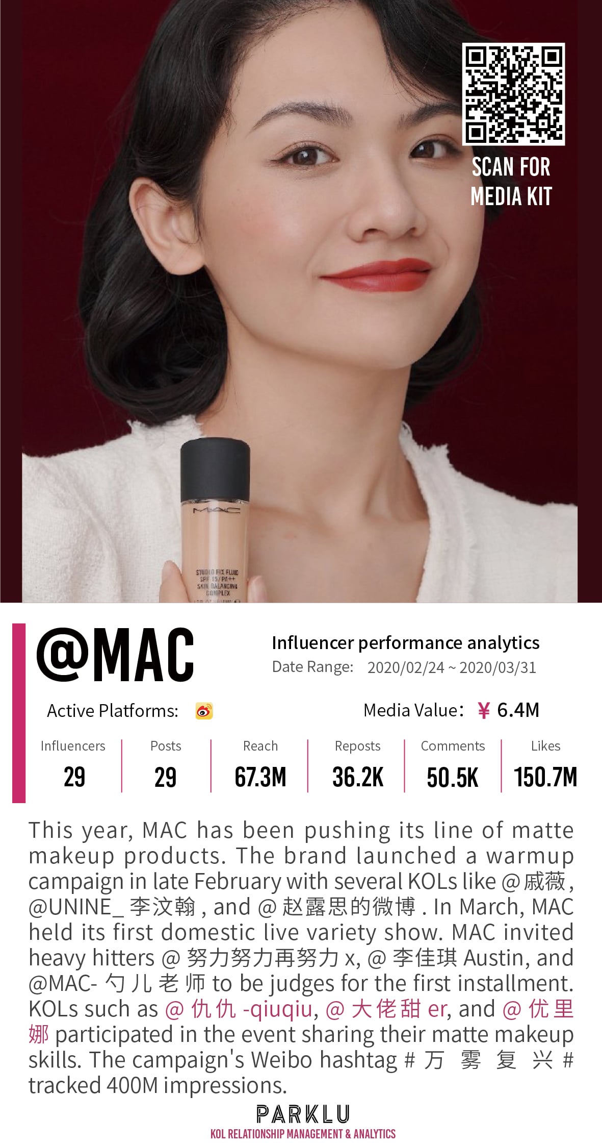 MAC Matte Makeup Products