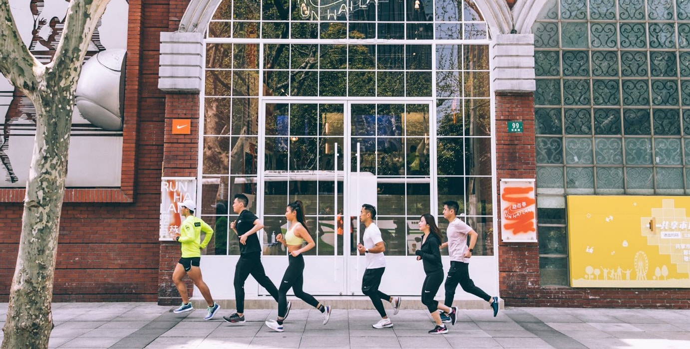 community building: Nike's Run Hai Lane