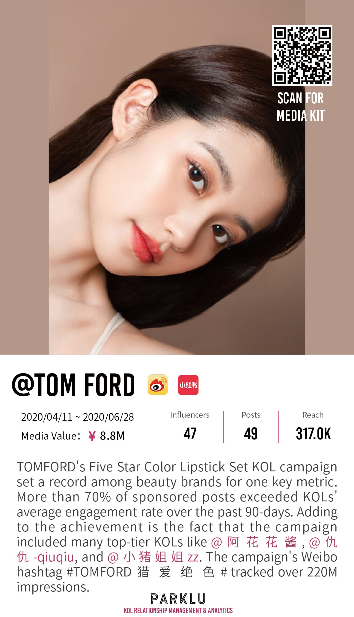 TOMFORD’s Five Star Color Lipstick