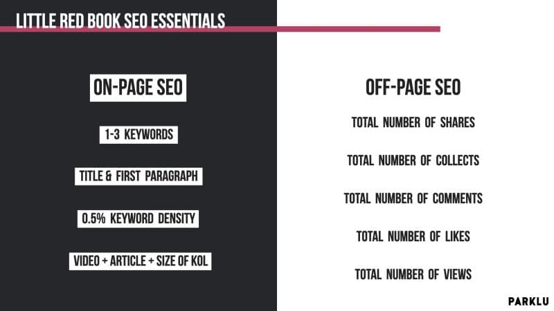 Little Red Book SEO Essentials for KOL Marketing