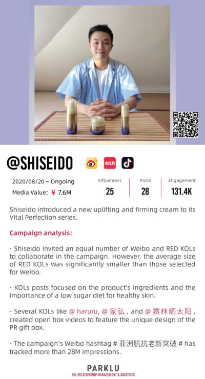 Shiseido‘s New Vital Perfection Series
