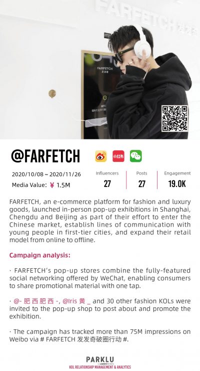 FARFETCH Pop-up Stores Shanghai, Chengdu and Beijing