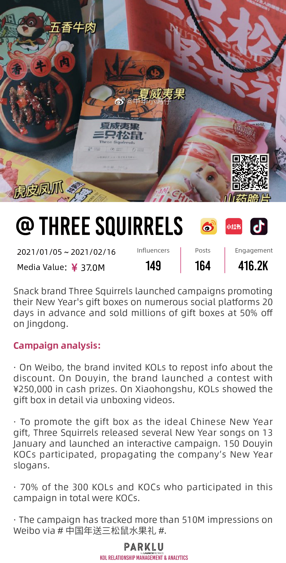 Three Squirrels New Year's Gift Boxes
